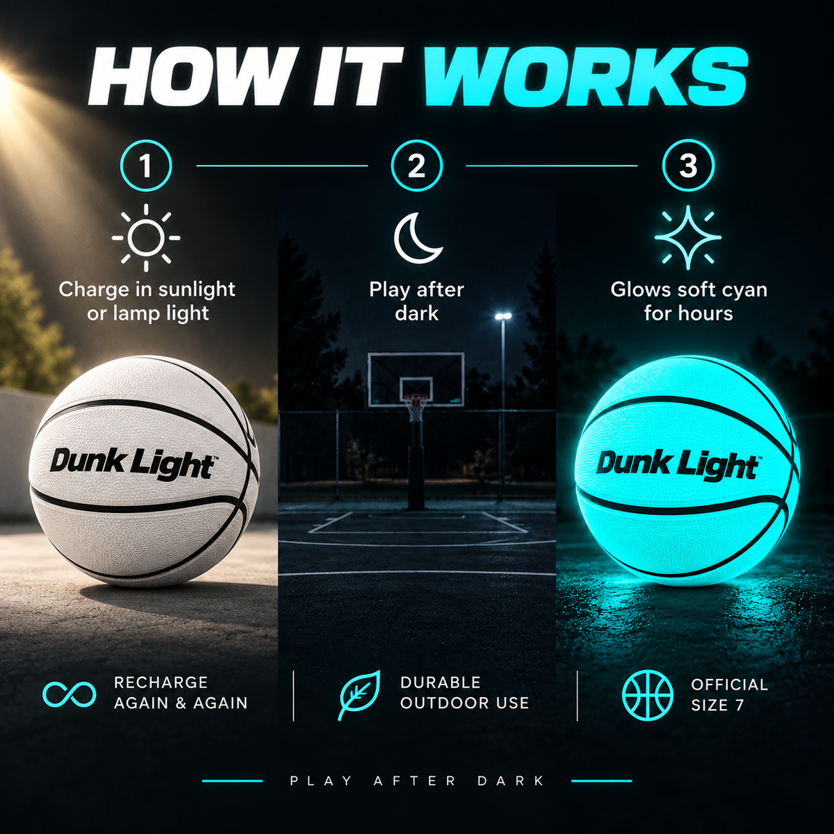 Dunk Light™ Glow Basketball